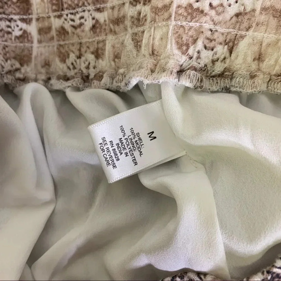 Haute Hippie Tribe Lillian Wide Leg Pants Pant Striped Animal Print Medium - Picture 4 of 6